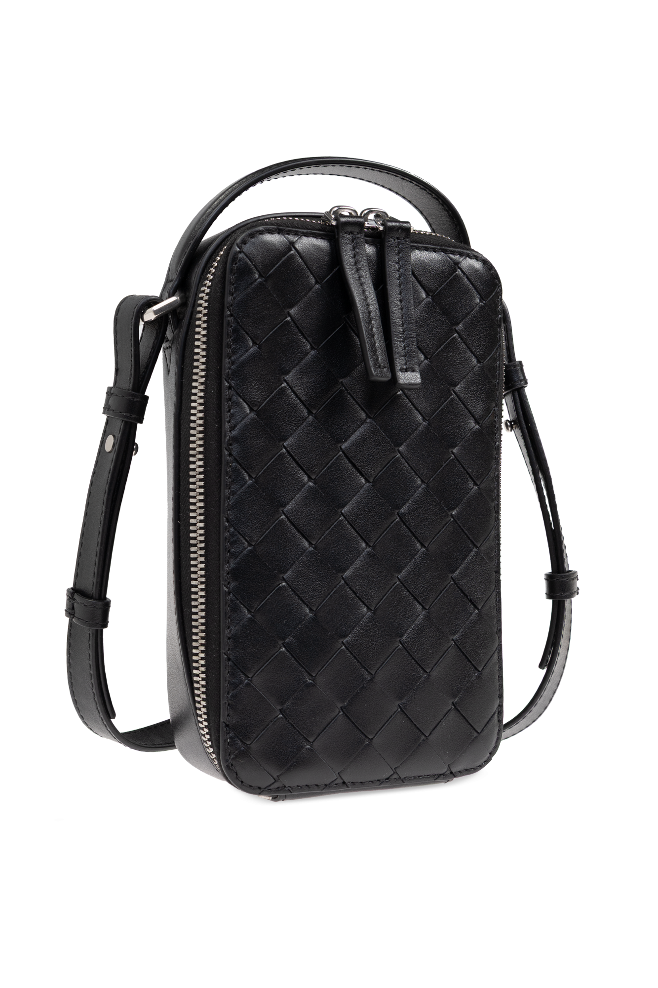 Black Phone case Getaway with strap Bottega Veneta - Vitkac GB